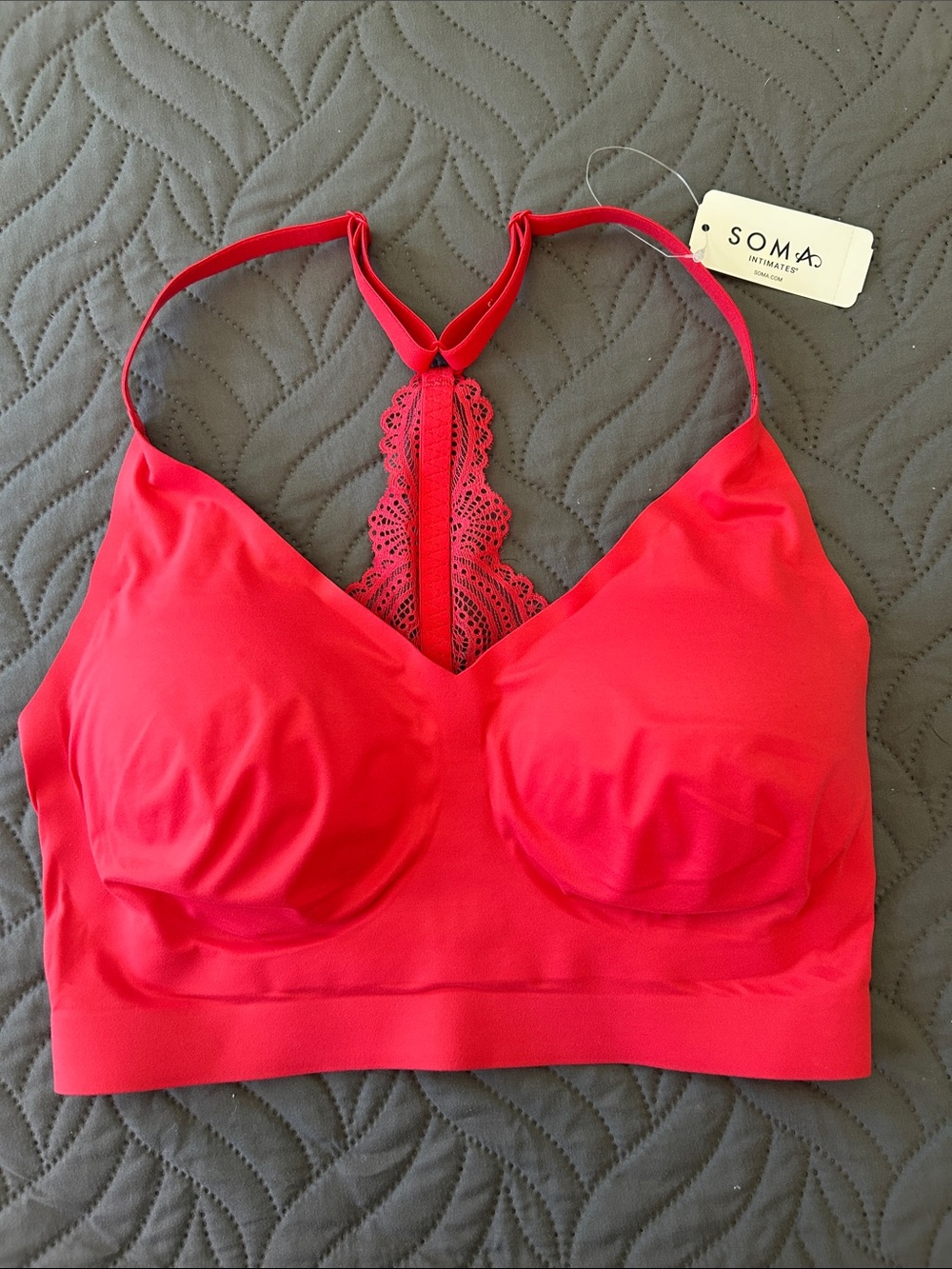NWT - Soma Racerback Lace Bralette